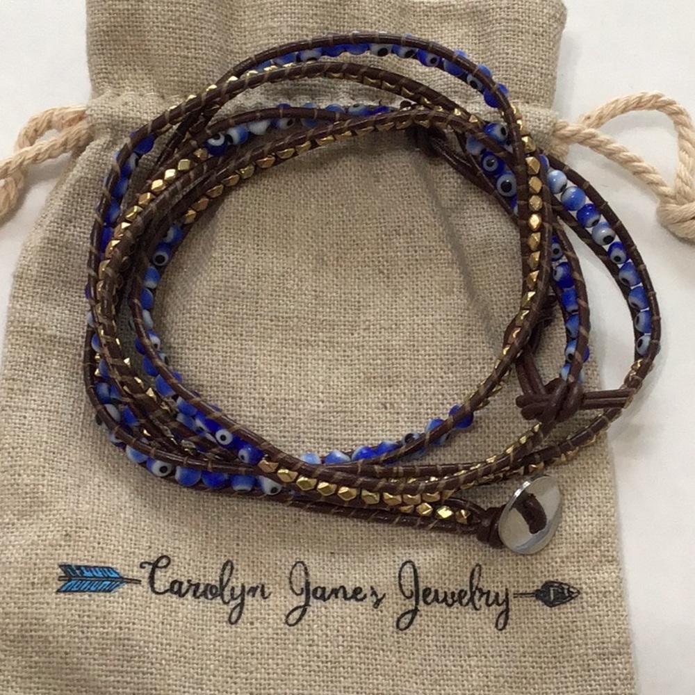 Beaded wrap bracelet